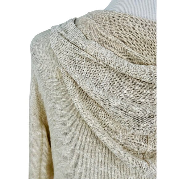 NWT Boutique Hooded Ruffle Hem Long Sleeve Knit Tunic Mini Dress - Picture 9 of 16